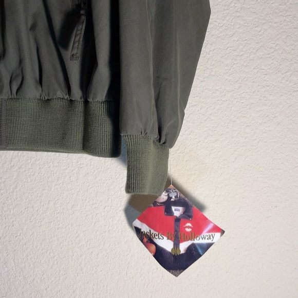 Vintage Notre Dame Holloway Men's Olive Green Jacket - Picture 5 of 15